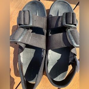 Men's Astral Weber Black Adjustable Double-Strap sandals